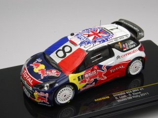 1/43 ȥ DS3 WRC 륺GB꡼ 2011 #1 S.Loeb ե󥹹դ<br>