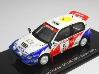 1/43 ニッサン パルサー GTI-R サファリラリー 5位 1991 #5 S.Blomqvist<br>