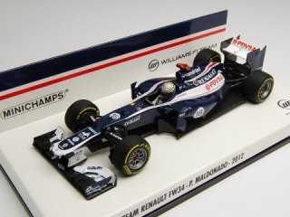1/43 ウィリアムズ F1チーム ルノー FW34 2012 #18 P.マルドナド<br>