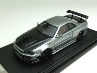 1/43 ニスモ R34 GT-R Z-tune ガンメタリック<br>