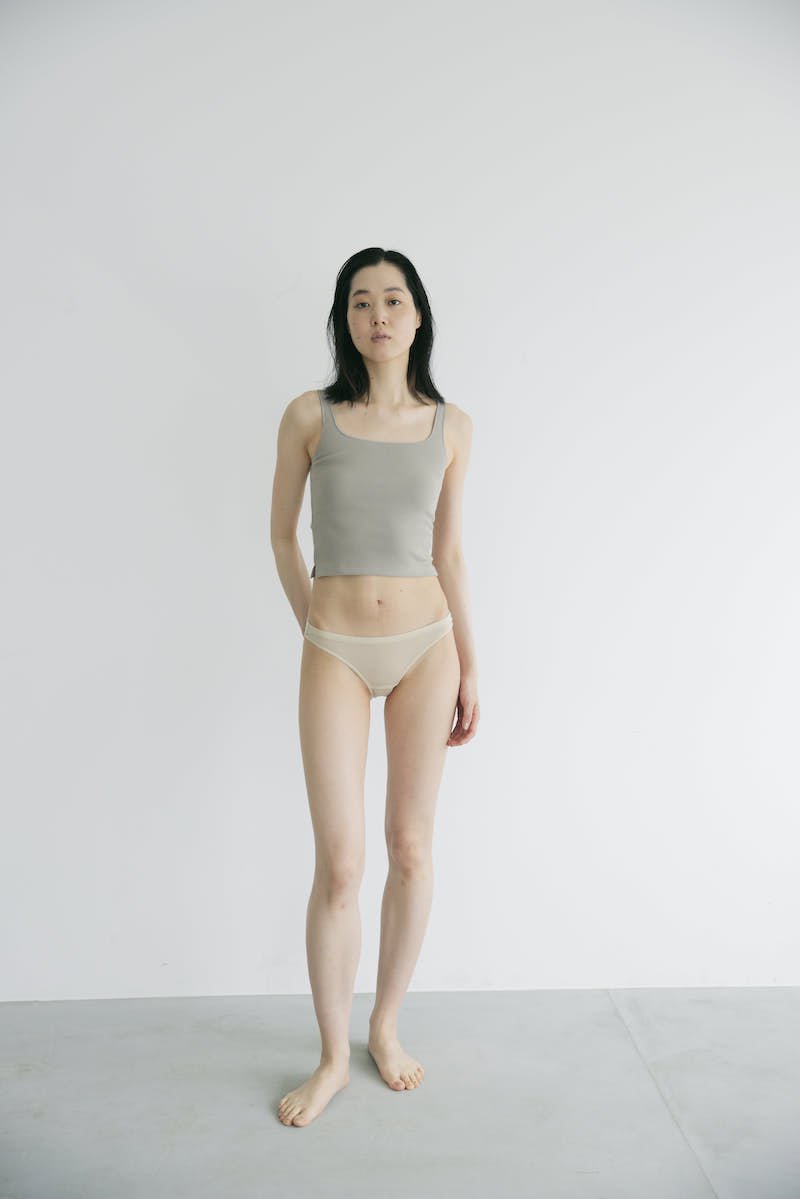 【NEW】BC001 (CUP IN CAMISOLE) sand