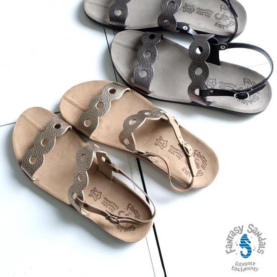 【Fantasy Sandals】ベルト サンダル コンフォート 本革 Fantasy SandaLs 本革 ベルト コンフォート サンダル （fantasy403）