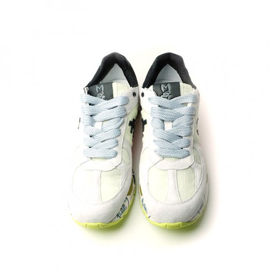 PREMIATA WHITE プレミアータ ホワイト MASE 4647 メンズ 本革 厚底 大人スニーカー (pre-mase4647) PREMIATA WHITE プレミアータ ホワイト MASE 4647 メンズ 本革 厚底 大人スニーカー (pre-mase4647)