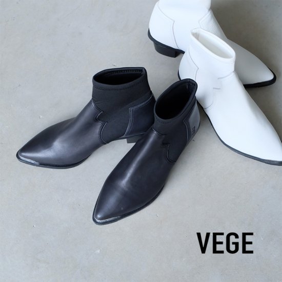VEGE ストレッチウエスタンブーツ Urban Western Boots(vege2013)