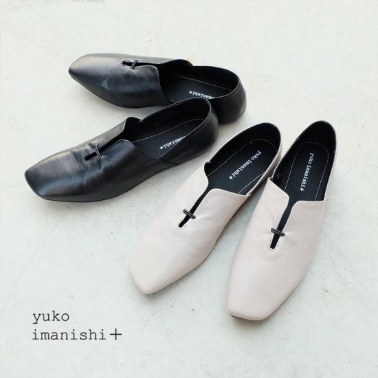 yuko Imanishi+ スクエアフラットシューズ (yuko721082)