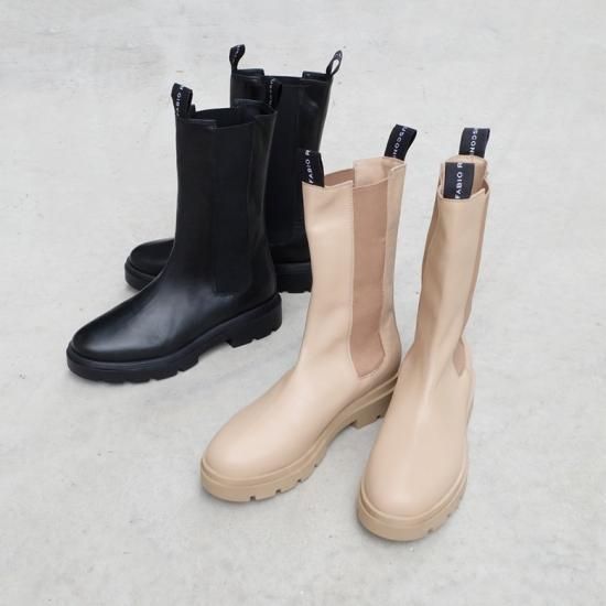 FABIO RUSCONI ファビオルスコーニ サイドゴアハーフブーツ （fabio6259）