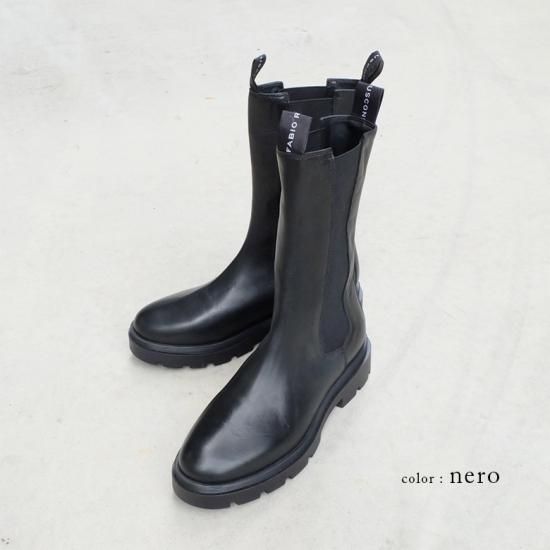 FABIO RUSCONI ファビオルスコーニ サイドゴアハーフブーツ （fabio6259）