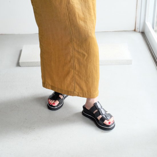 Luca Grossi made in Italy／グルカ厚底ミュールサンダル（luca736）