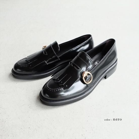 Luca Grossi made in Italy／キルトコインローファー（luca-k037m）