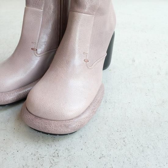 MANA マナ 本革 ヒールショートブーツ （mana535370）