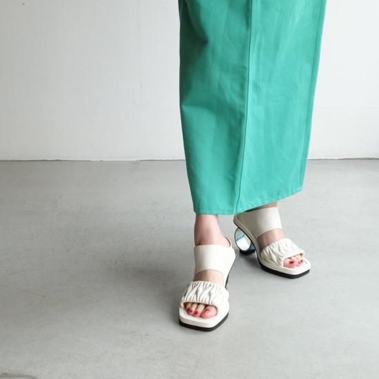 MANA マナ サークルヒール・パデットサンダル（mana542171）