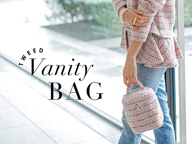 Vanity Bag（ツイードヴァニティバッグ） - charmantsac