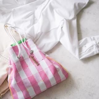 Tweed Bag (ツイード巾着バッグ) - charmantsac Tweed Bag (ツイード巾着バッグ) - charmantsac