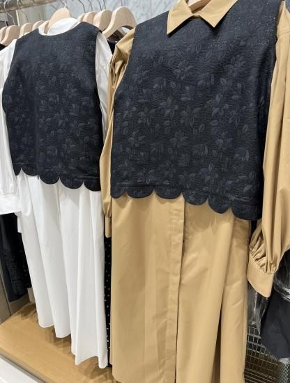 50%off スカーフループシャツワンピース キャメル - charmantsac