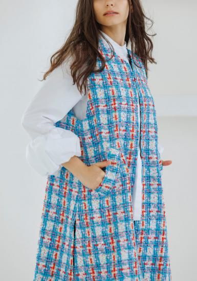 cccmalie シーマリー ツイードロングジレ cccmalie シーマリー ツイードロングジレ