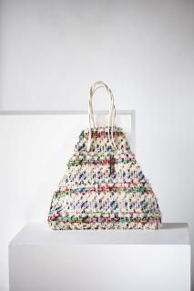 Tweed Bag （ツイード巾着バッグ） - charmantsac