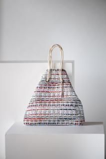 Tweed Bag （ツイード巾着バッグ） - charmantsac