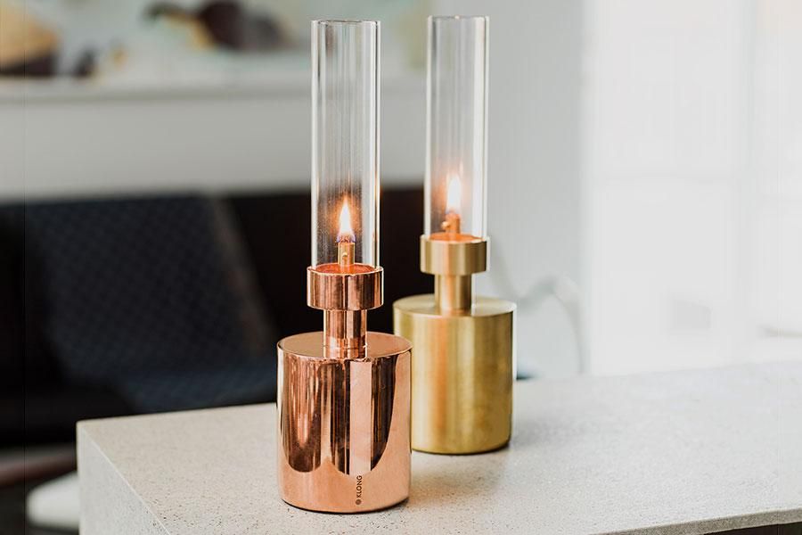 KLONG/PATINA OIL LAMP miniBrassˢ¤