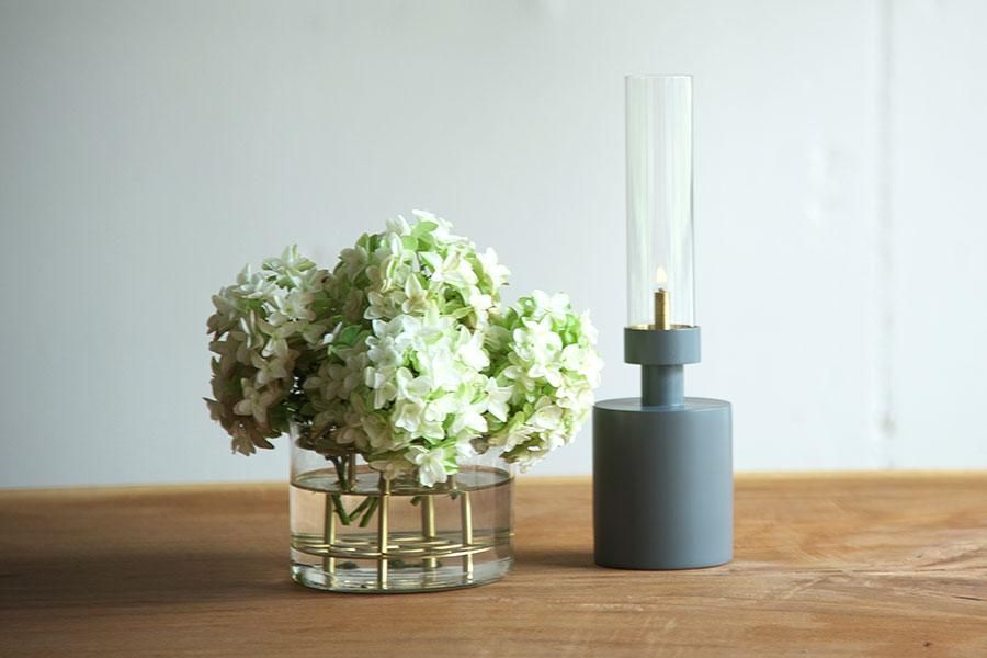 KLONG/PATINA OIL LAMP miniGrey