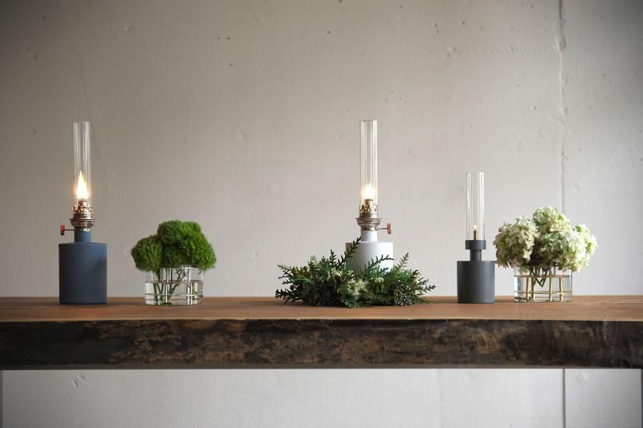 KLONG/PATINA OIL LAMP miniGrey