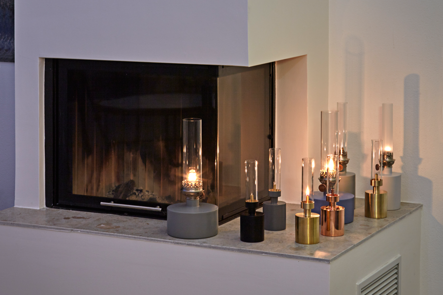 KLONG/PATINA OIL LAMP miniGrey