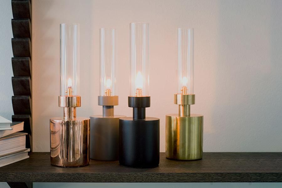 KLONG/PATINA OIL LAMP miniGrey