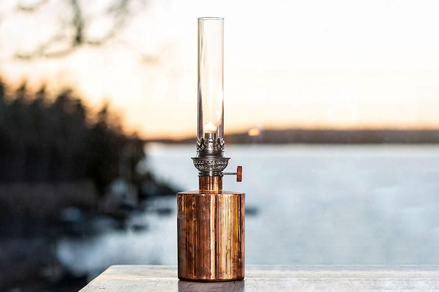 KLONG/PATINA OIL LAMP smallCopper