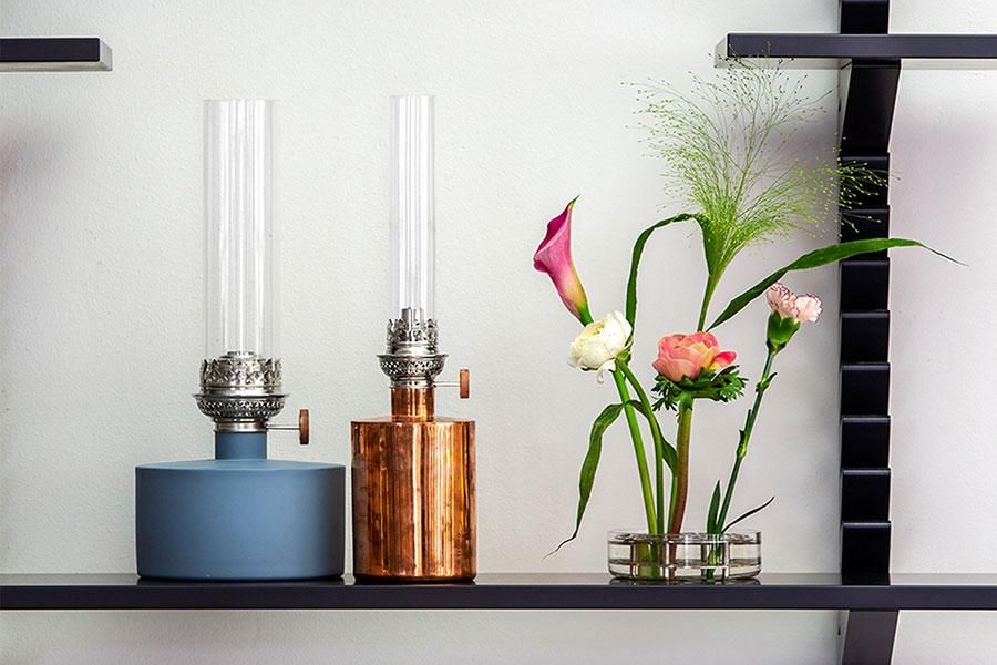 KLONG/PATINA OIL LAMP smallCopper