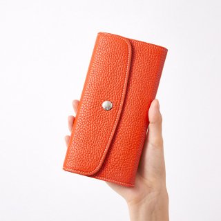 S.LEATHER FLAP WALLET