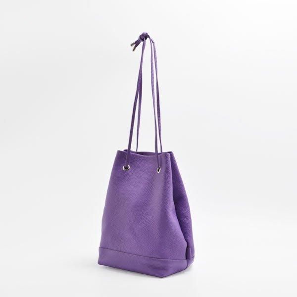 S.LEATHER DRAWSTRING M