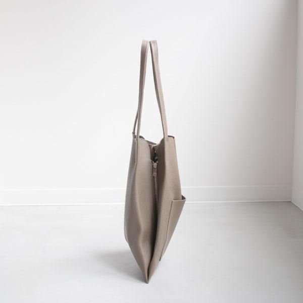 S.LEATHER SIDEZIP TACK TOTE - blancle online store