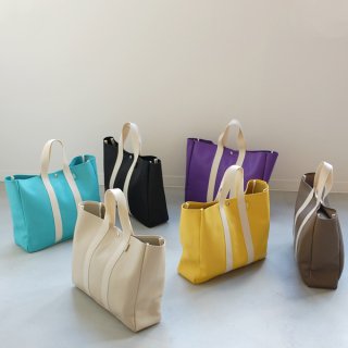 S.LEATHER BASIC TOTE