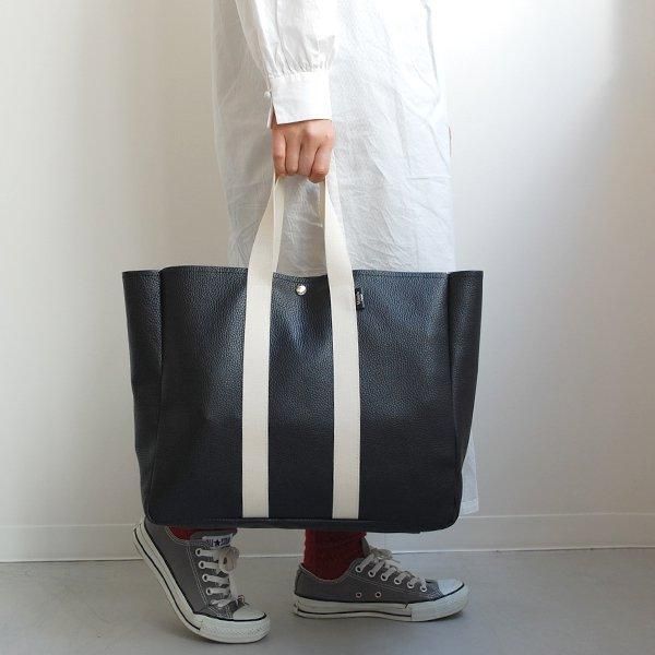 S.LEATHER BASIC TOTE
