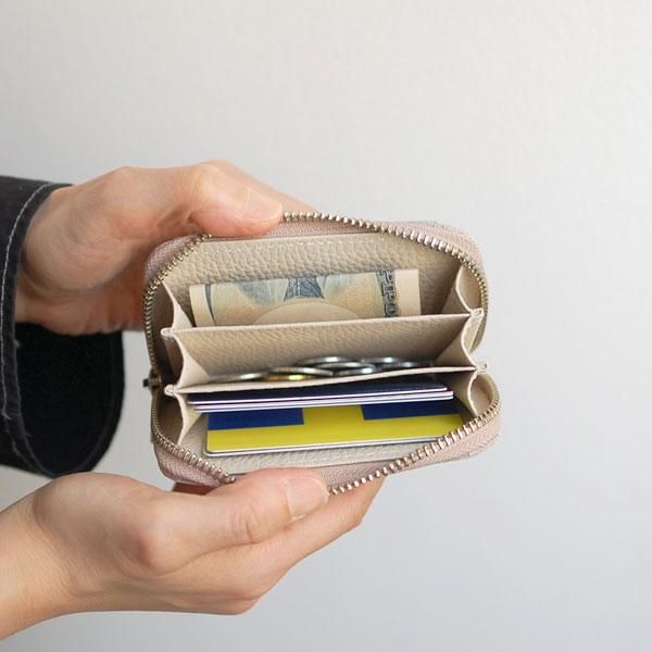 S.LEATHER ZIP CARD COIN CASE - blancle online store S.LEATHER ZIP CARD COIN CASE - blancle online store