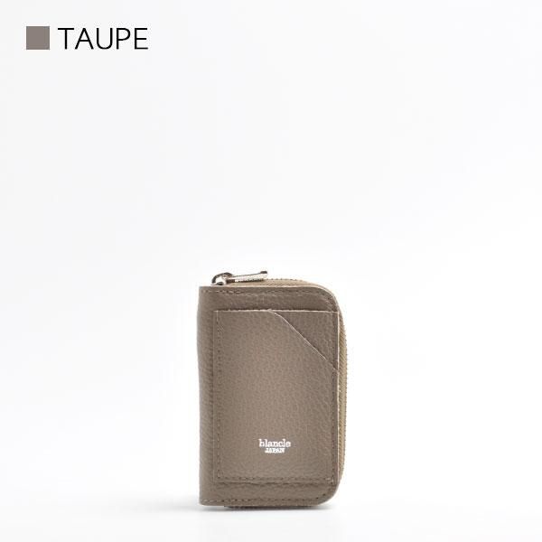 S.LEATHER ZIP CARD COIN CASE - blancle online store