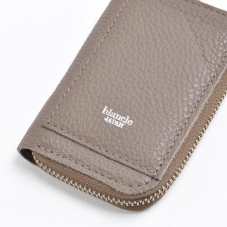 S.LEATHER ZIP CARD COIN CASE