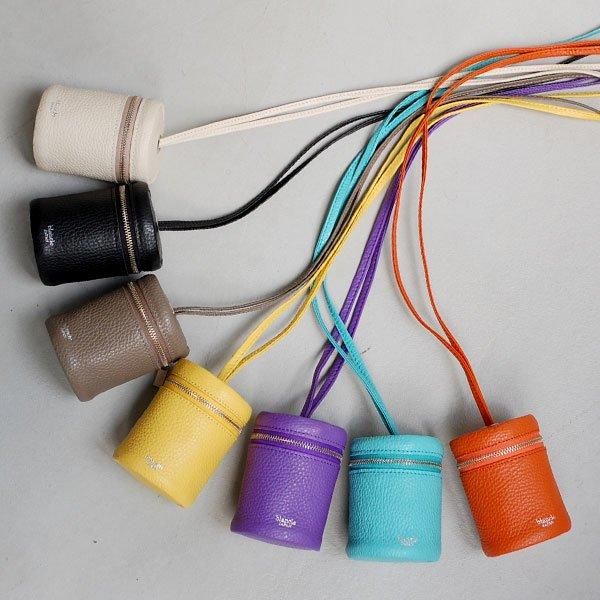 S.LEATHER CYLINDER BAG