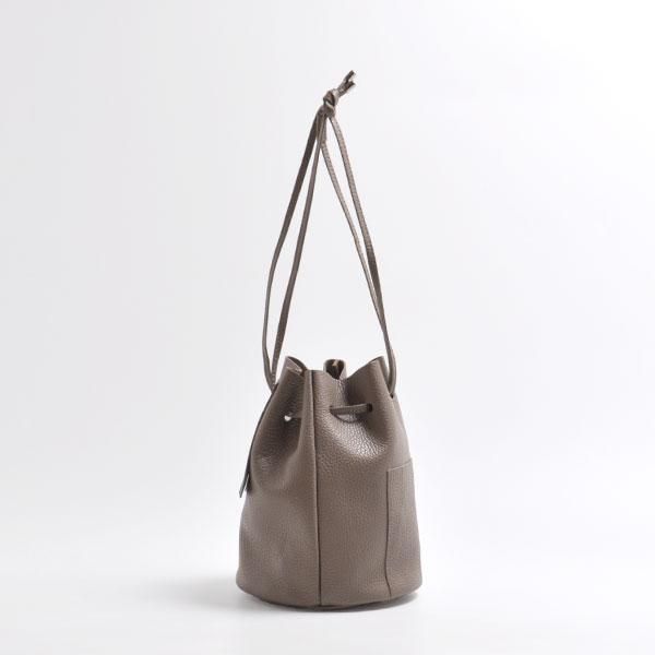 S.LEATHER QUILTED DRAWSTRING BAG - blancle online store S.LEATHER QUILTED DRAWSTRING BAG - blancle online store