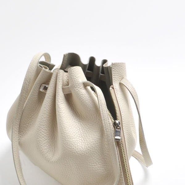 S.LEATHER GATHER BAG