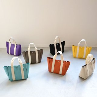 S.LEATHER MINI BASIC TOTE