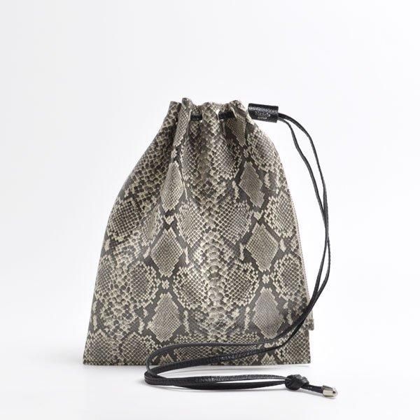 FAKE ZIP DRAWSTRING M