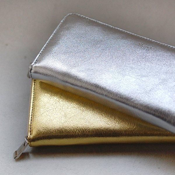 M.LEATHER ROUND ZIP LONG WALLET