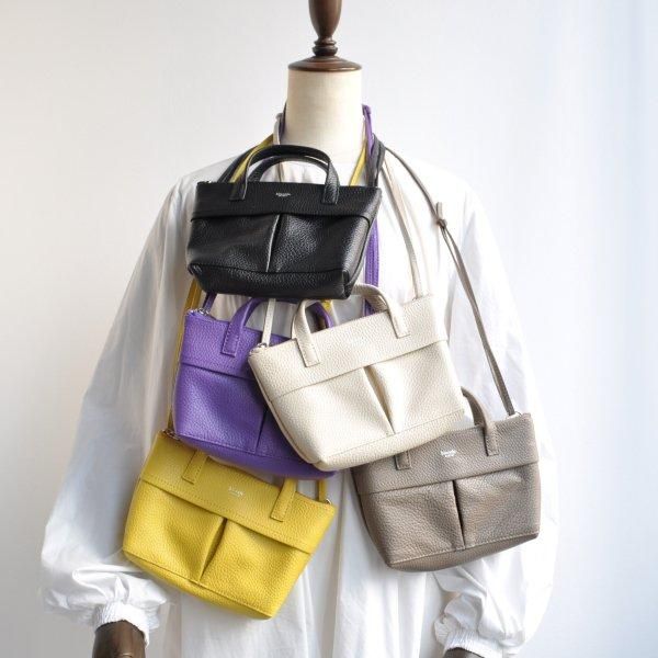 S.LEATHER MINIMINI HELMET BAG