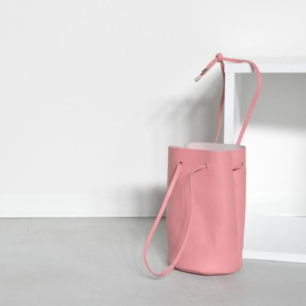 OILED SMOOTH LEATHER TUBE DRAWSTRING