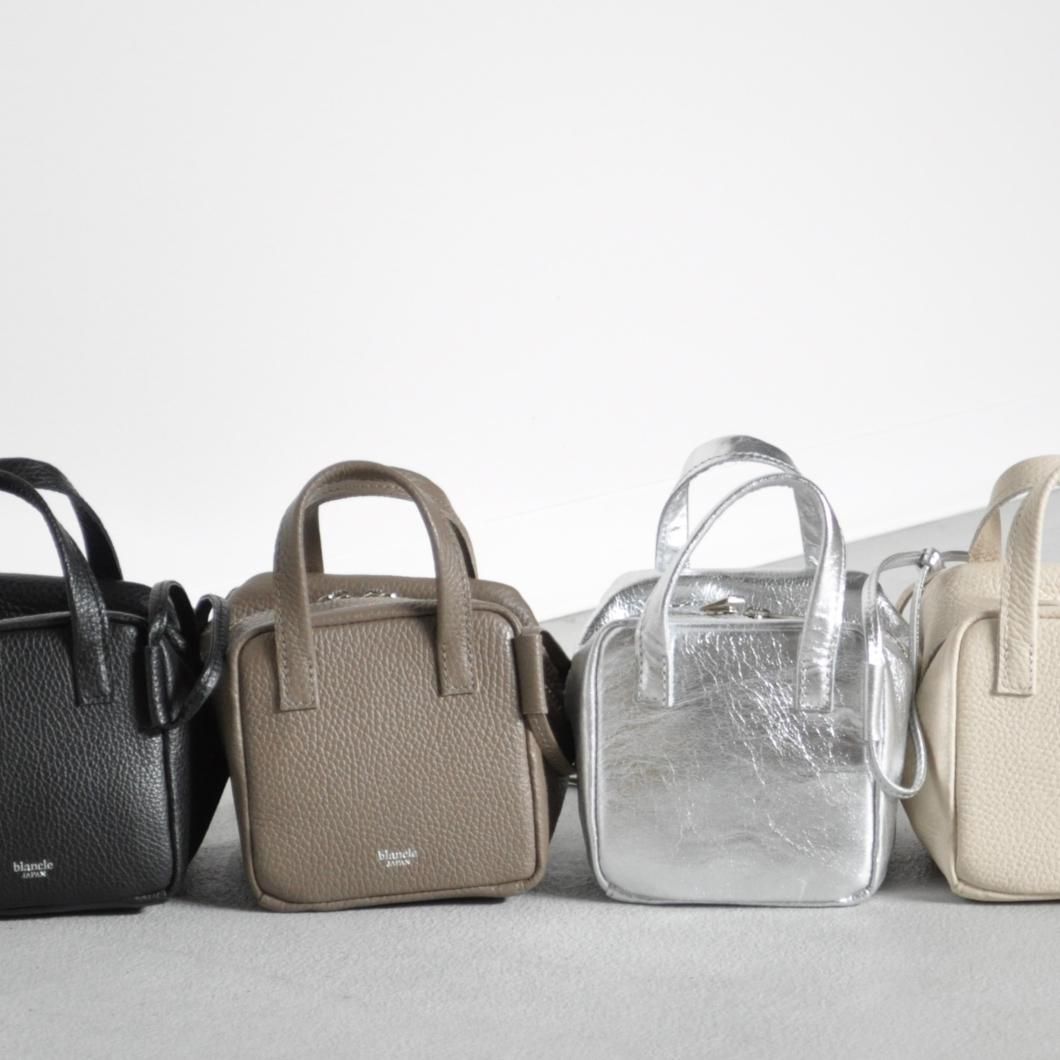 blancle♥新品未使用 DEFORMATION DICE BAG M.LEATHER DEFORMATION DICE BAG - blancle online store