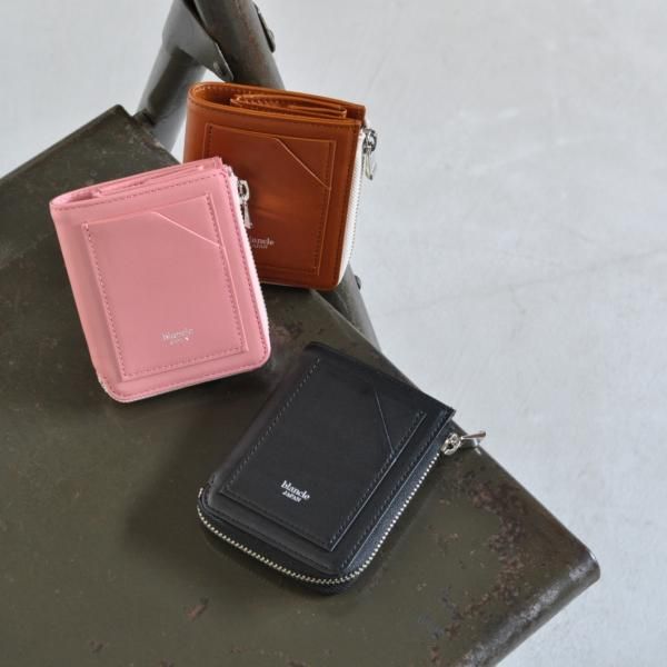 OILED SMOOTH LEATHER J ZIP WALLET