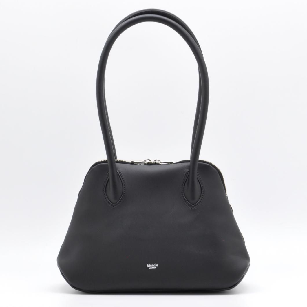 blancle mini wrinkle tote（ブラック） blancle/ ブランクレ】S.LEATHER Mini wrinkles tote（トート