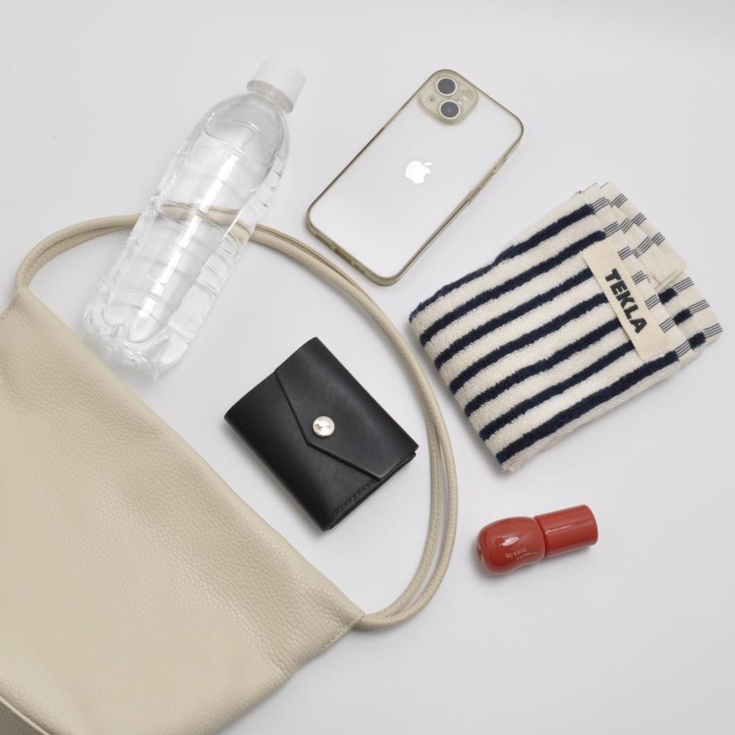 S.LEATHER MINI WRINKLES TOTE - blancle online store