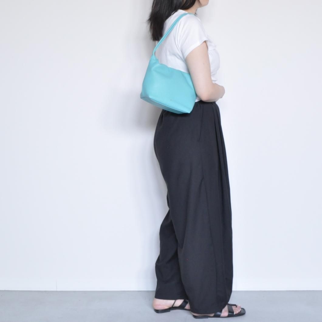 S.LEATHER MINI WRINKLES TOTE - blancle online store