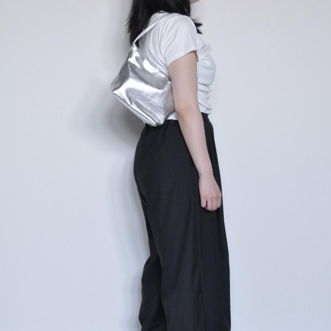 blancle mini wrinkle tote（ブラック） blancle/ ブランクレ】S.LEATHER Mini wrinkles tote（トート